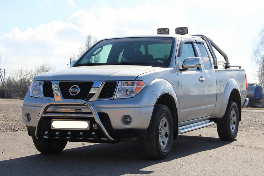 Nissan Navara 2006-2015 рр. Кенгурятник WT003 (нерж) Фото 6