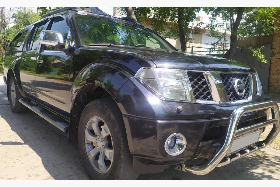 Nissan Navara 2006-2015 рр. Кенгурятник WT003 (нерж) Фото 3