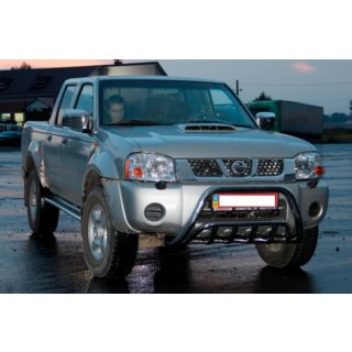 Кенгурятник WT002 (нерж) Nissan NP300 1999-2015 рр. фото 3