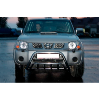 Кенгурятник WT002 (нерж) Nissan NP300 1999-2015 рр. фото 2