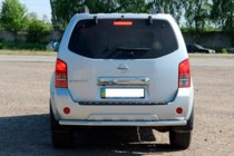 Nissan Pathfinder R51 2005-2014 рр. Задня дуга AK002 (нерж) фото 2