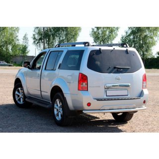 Задня дуга AK002 (нерж) Nissan Pathfinder R51 2005-2014 рр. фото 1