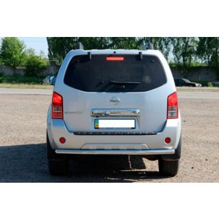 Задня дуга AK002 (нерж) Nissan Pathfinder R51 2005-2014 рр. фото 2