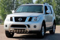 Nissan Navara 2006-2015 рр. Кенгурятник WT008 (нерж) фото 4