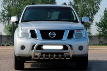 Nissan Navara 2006-2015 рр. Кенгурятник WT008 (нерж) фото 3