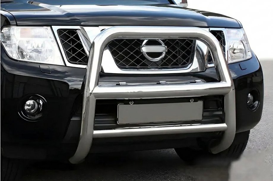 Nissan Pathfinder R51 2005-2014 рр. Кенгурятник WT018 (нерж)