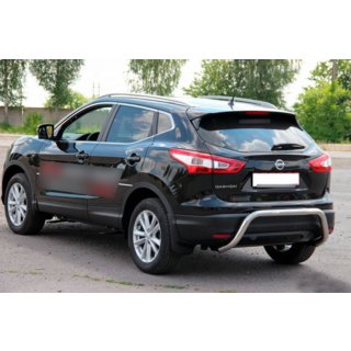 Задня дуга AK007-1 (нерж) Nissan Qashqai 2014-2021 рр. фото 3