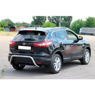 Задня дуга AK007-1 (нерж) Nissan Qashqai 2014-2021 рр. фото 1