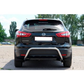Задня дуга AK007-1 (нерж) Nissan Qashqai 2014-2021 рр. фото 2