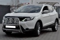 Nissan Qashqai 2014-2021 рр. Кенгурятник WT018 (нерж) фото 3