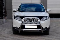 Nissan Qashqai 2014-2021 рр. Кенгурятник WT018 (нерж) фото 2