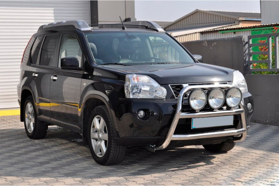 Nissan X-trail T31 2007-2014 рр. Передній захист WT018 (нерж) Фото 2