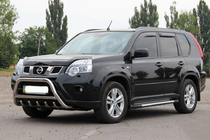Nissan X-trail T31 2007-2014 рр. Передній захист WT003 (нерж) фото 6