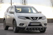Nissan X-trail T32/Rogue 2014-2021 рр. Кенгурятник WT003 (нерж) фото 5