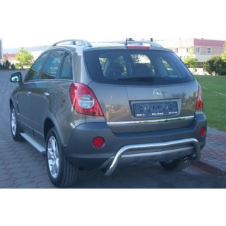 Задня дуга AK007-1 (нерж.) Opel Antara 2006-2017 рр. фото 3