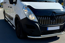 Renault Master 2011-2023 рр. Бічні труби BB002 (2 шт., нерж.) фото 6