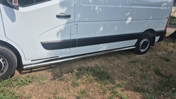 Renault Master 2011-2023 рр. Бічні труби BB002 (2 шт., нерж.) фото 10