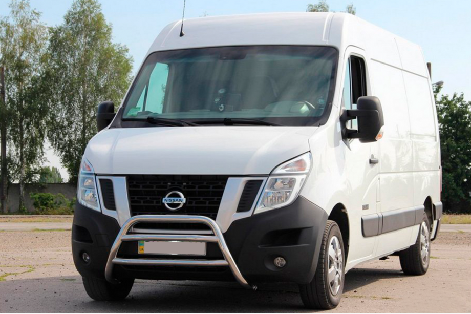 Nissan NV400 2010-2024 рр. Кенгурятник WT018 (нерж.) Image