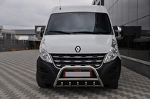 Opel Movano 2010-2021 рр. Кенгурятник WT003 (нерж.) фото 1