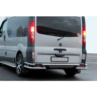 Задній захист AK-Special (нерж) Opel Vivaro 2001-2015 рр. фото 1