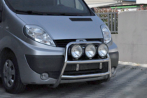 Nissan Primastar 2002-2014 рр. Кенгурятник WT018 (нерж.) фото 3