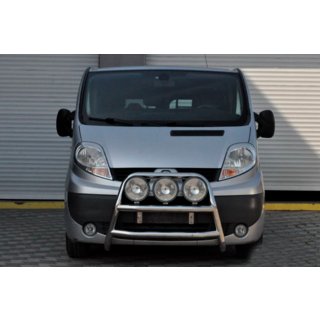 Кенгурятник WT018 (нерж.) Nissan Primastar 2002-2014 рр. фото 2