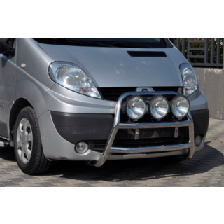 Кенгурятник WT018 (нерж.) Nissan Primastar 2002-2014 рр. фото 1