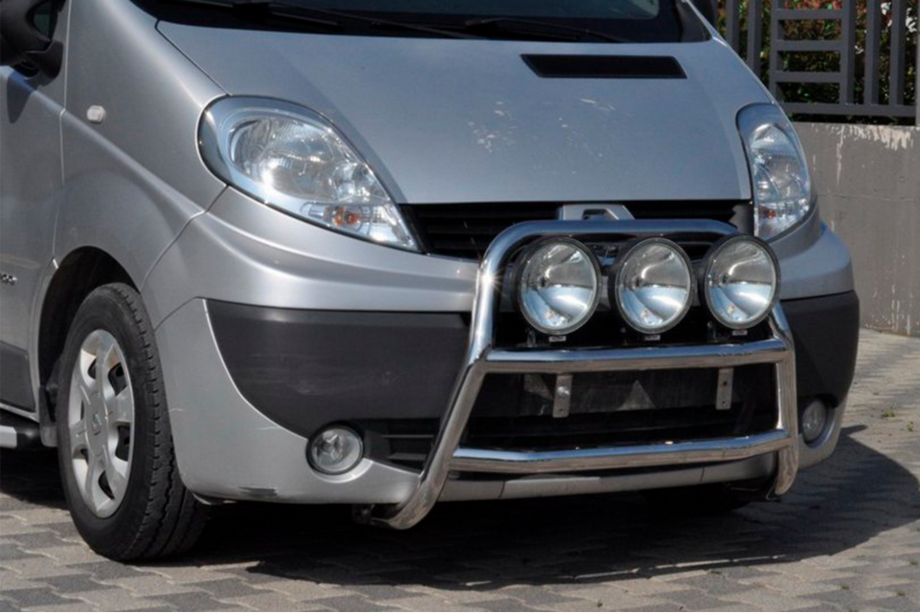 Nissan Primastar 2002-2014 рр. Кенгурятник WT018 (нерж.) Image