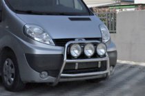 Opel Vivaro 2001-2015 рр. Кенгурятник WT018 (нерж.) фото 3