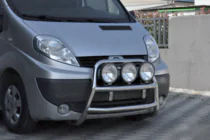 Opel Vivaro 2001-2015 рр. Кенгурятник WT018 (нерж.) фото 3