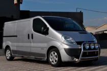 Opel Vivaro 2001-2015 рр. Кенгурятник WT018 (нерж.) фото 4