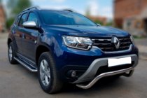 Renault Duster 2008-2017 рр. Кенгурятник ST011 (нерж.) фото 2
