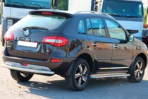 Renault Koleos 2008-2016 рр. Задня дуга AK002 (нерж) фото 3