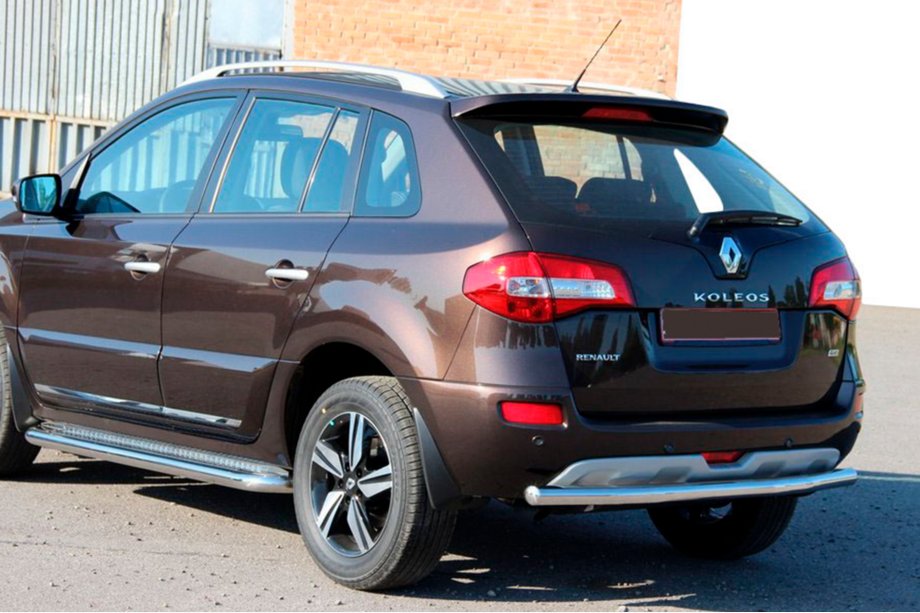 Renault Koleos 2008-2016 рр. Задня дуга AK002 (нерж) Image