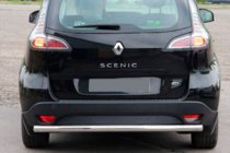 Renault Scenic/Grand 2009-2016 рр. Задня дуга AK002 (нерж) фото 3