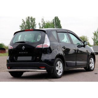Задня дуга AK002 (нерж) Renault Scenic/Grand 2009-2016 рр. фото 2