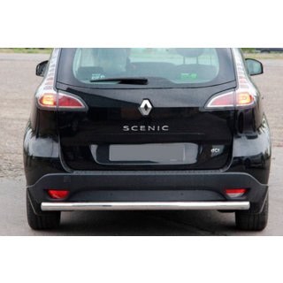 Задня дуга AK002 (нерж) Renault Scenic/Grand 2009-2016 рр. фото 3