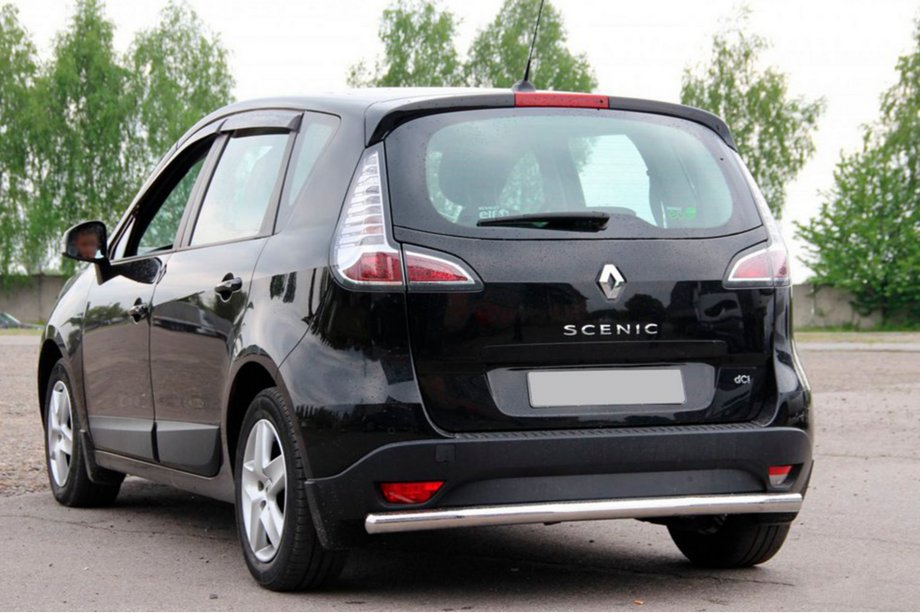 Renault Scenic/Grand 2009-2016 рр. Задня дуга AK002 (нерж) Image