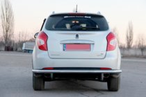 SsangYong Korando 2010-2019 рр. Задня дуга AK005 (нерж) фото 2