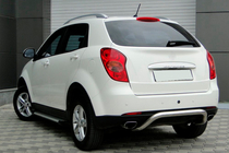 SsangYong Korando 2010-2019 рр. Задня дуга AK006 (нерж) фото 1