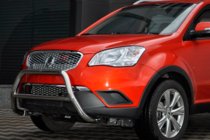SsangYong Korando 2010-2019 рр. Кенгурятник WT005 (нерж.) фото 4