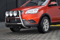 SsangYong Korando 2010-2019 рр. Кенгурятник WT018 (нерж.) фото 2
