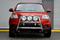 SsangYong Korando 2010-2019 рр. Кенгурятник WT018 (нерж.) фото 1