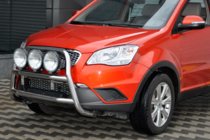 SsangYong Korando 2010-2019 рр. Кенгурятник WT018 (нерж.) фото 4
