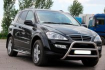 SsangYong Kyron 2005-2014 рр. Кенгурятник WT022 (нерж) фото 3