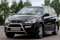 SsangYong Kyron 2005-2014 рр. Кенгурятник WT022 (нерж) фото 1