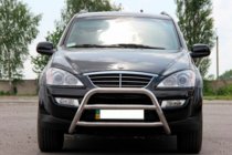SsangYong Kyron 2005-2014 рр. Кенгурятник WT022 (нерж) фото 2