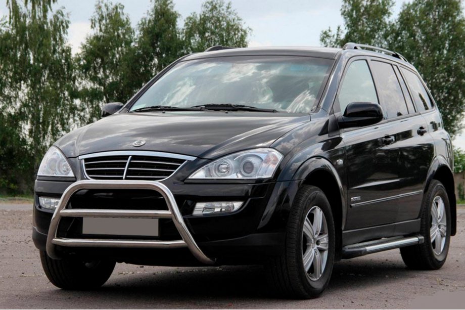 SsangYong Kyron 2005-2014 рр. Кенгурятник WT022 (нерж) Image
