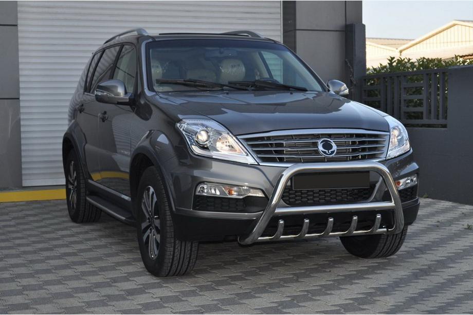 SsangYong Rexton I 2001-2017 рр. Кенгурятник WT003 (нерж) Фото 4