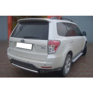 Задня дуга AK002 (нерж) Subaru Forester 2008-2013 рр. фото 2